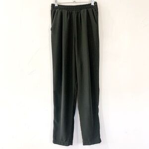 𝅺dk. green F21 elastic waist pants.